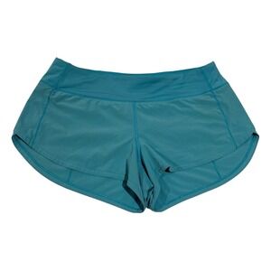 Lululemon Speed Up LR Low Rise Shorts 2.5" Lined Women's Blue Size 8